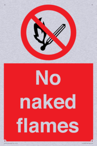 No naked flames